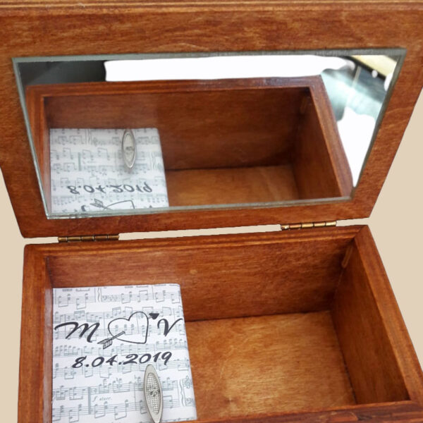 PERSONALIZZA: carillon scatola portagioie media - immagine 4
