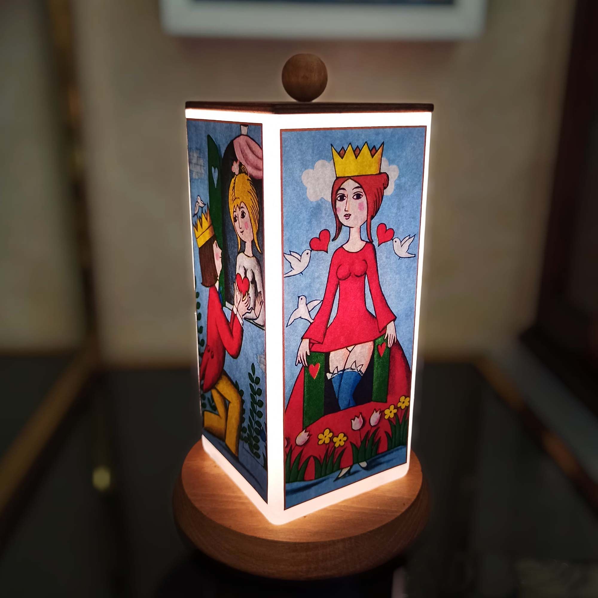 Lampada “Innamorati di Peynet” con carillon