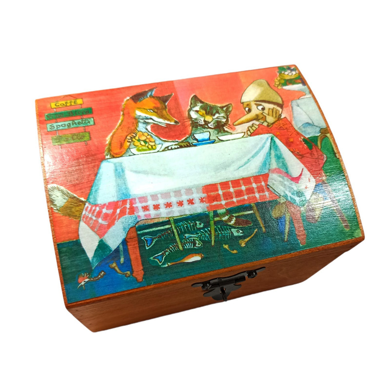 Carillon scatola bauletto portagioie “Pinocchio”