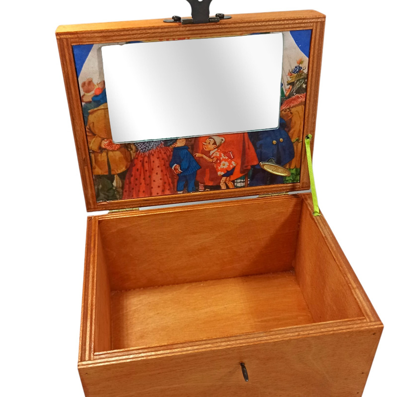 Carillon scatola bauletto portagioie “Pinocchio”